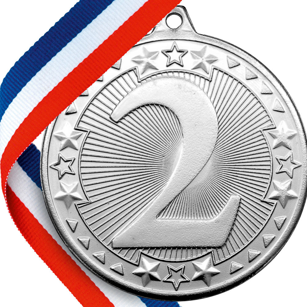 50mm Embossed 1st/2nd/3rd Medal