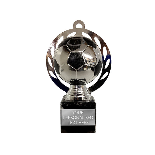 Silver Football 'Halo' Trophy (MAGIC2A)