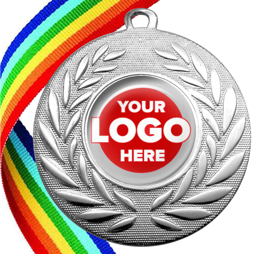 Classic Wreath Medals Domed - MINIMUM ORDER 100