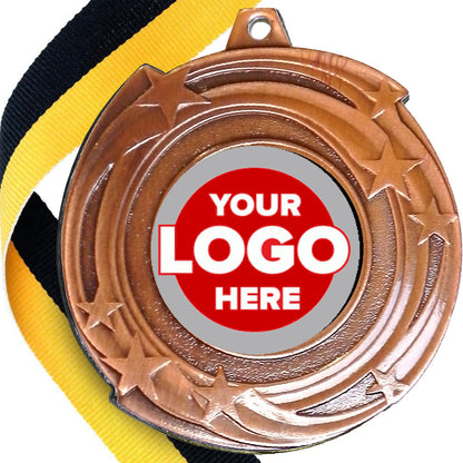 Orbital Design Medal flat centre.