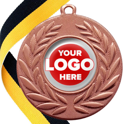 Classic Wreath Medals Domed - MINIMUM ORDER 100