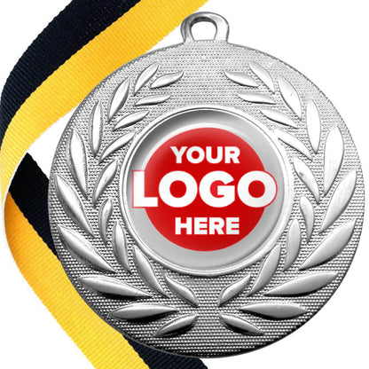 Classic Wreath Medals Domed - MINIMUM ORDER 100