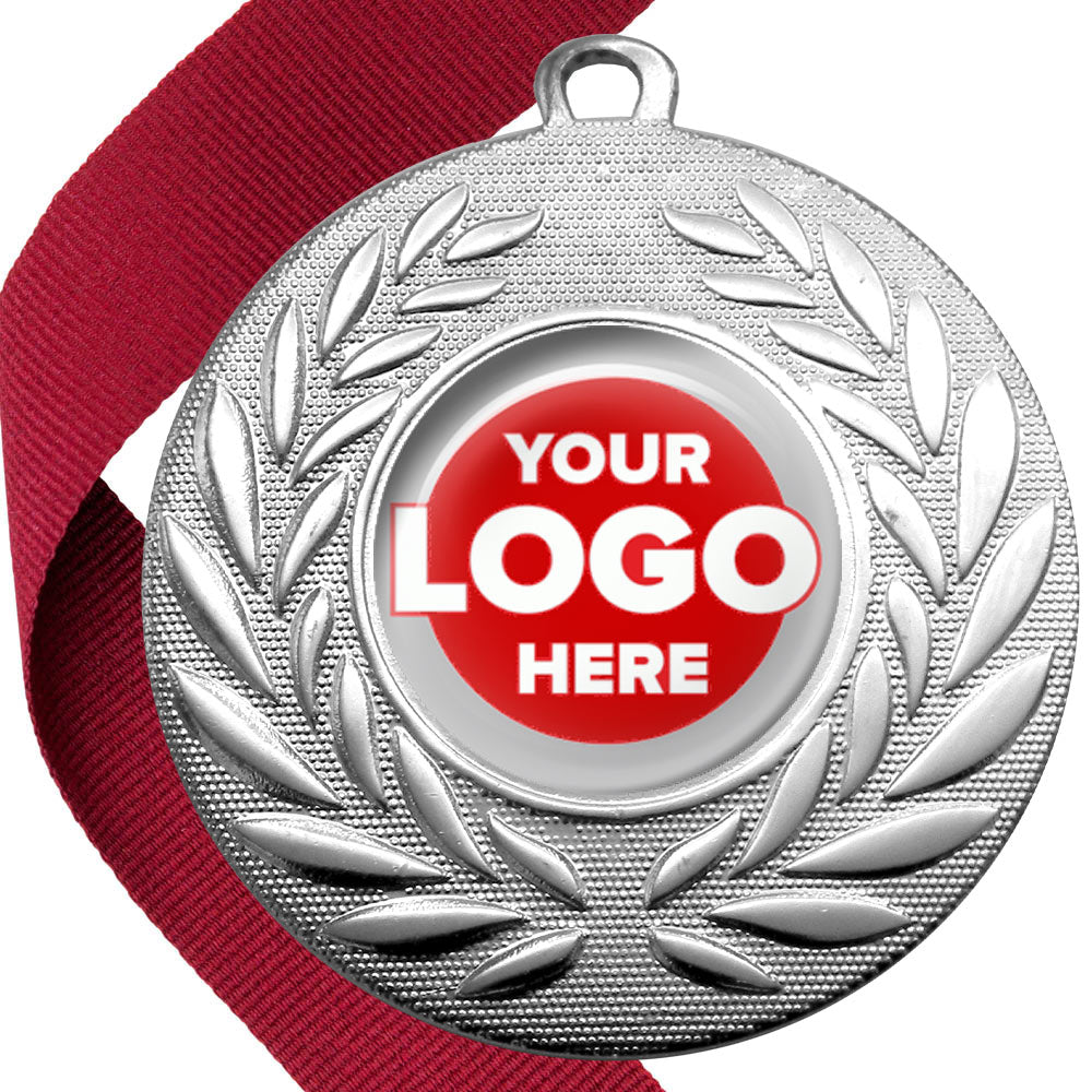 Classic Wreath Medals Domed - MINIMUM ORDER 100