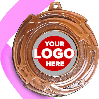 Orbital Design Medal flat centre.