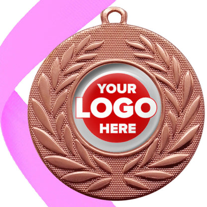 Classic Wreath Medals Domed - MINIMUM ORDER 100