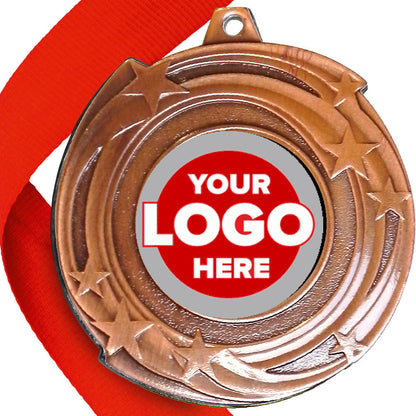 Orbital Design Medal flat centre.