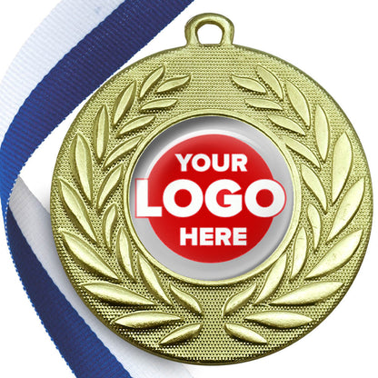 Classic Wreath Medals Domed - MINIMUM ORDER 100