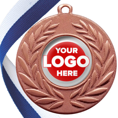 Classic Wreath Medals Domed - MINIMUM ORDER 100