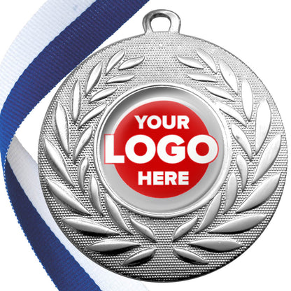 50mm Classic Wreath Medal on a Ribbon