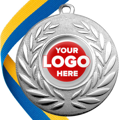 Classic Wreath Medals Domed - MINIMUM ORDER 100