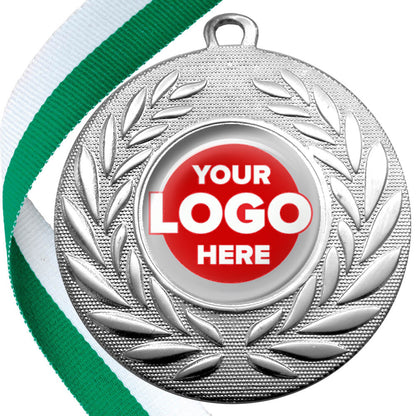 Classic Wreath Medals Domed - MINIMUM ORDER 100