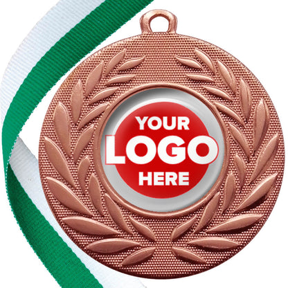 Classic Wreath Medals Domed - MINIMUM ORDER 100