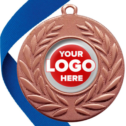 Classic Wreath Medals Domed - MINIMUM ORDER 100