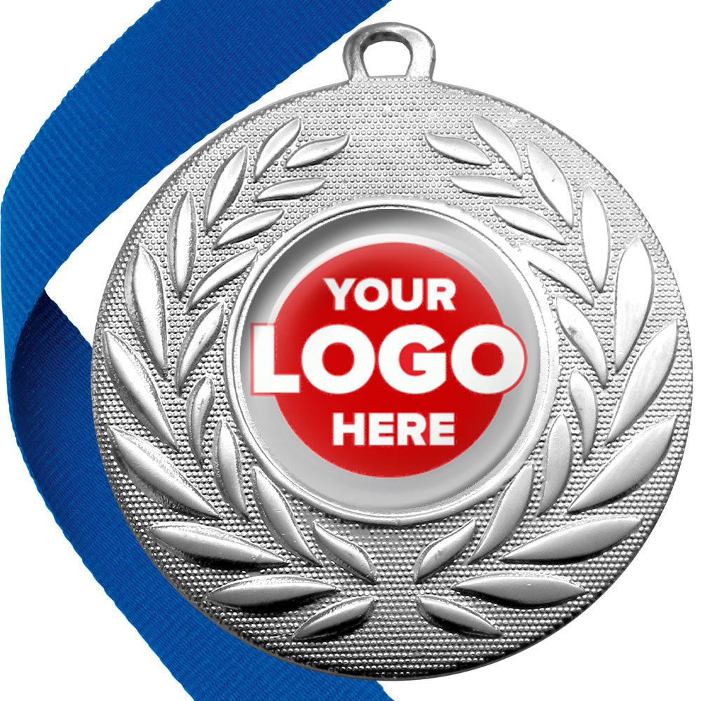 Classic Wreath Medals Domed - MINIMUM ORDER 100