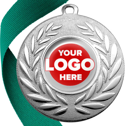 Classic Wreath Medals Domed - MINIMUM ORDER 100