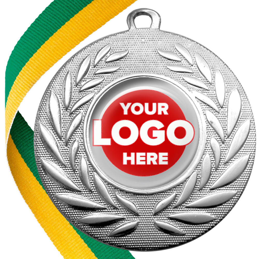 Classic Wreath Medals Domed - MINIMUM ORDER 100