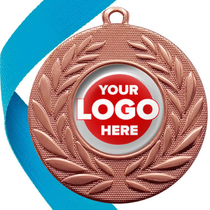 Classic Wreath Medals Domed - MINIMUM ORDER 100