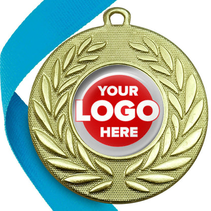 Classic Wreath Medals Domed - MINIMUM ORDER 100