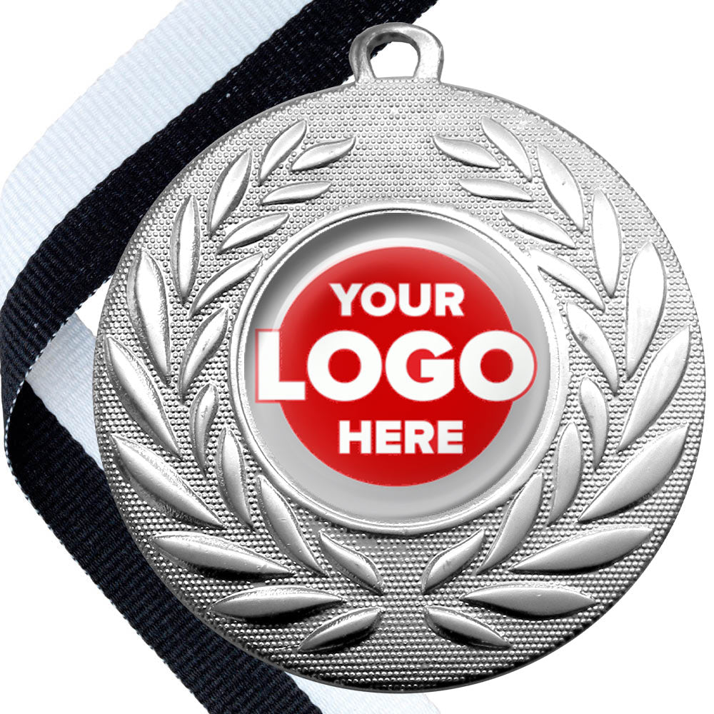 Classic Wreath Medals Domed - MINIMUM ORDER 100