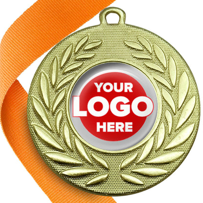 Classic Wreath Medals Domed - MINIMUM ORDER 100