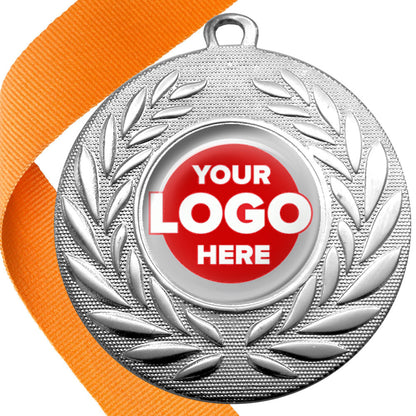 50mm Classic Wreath Medal on a Ribbon