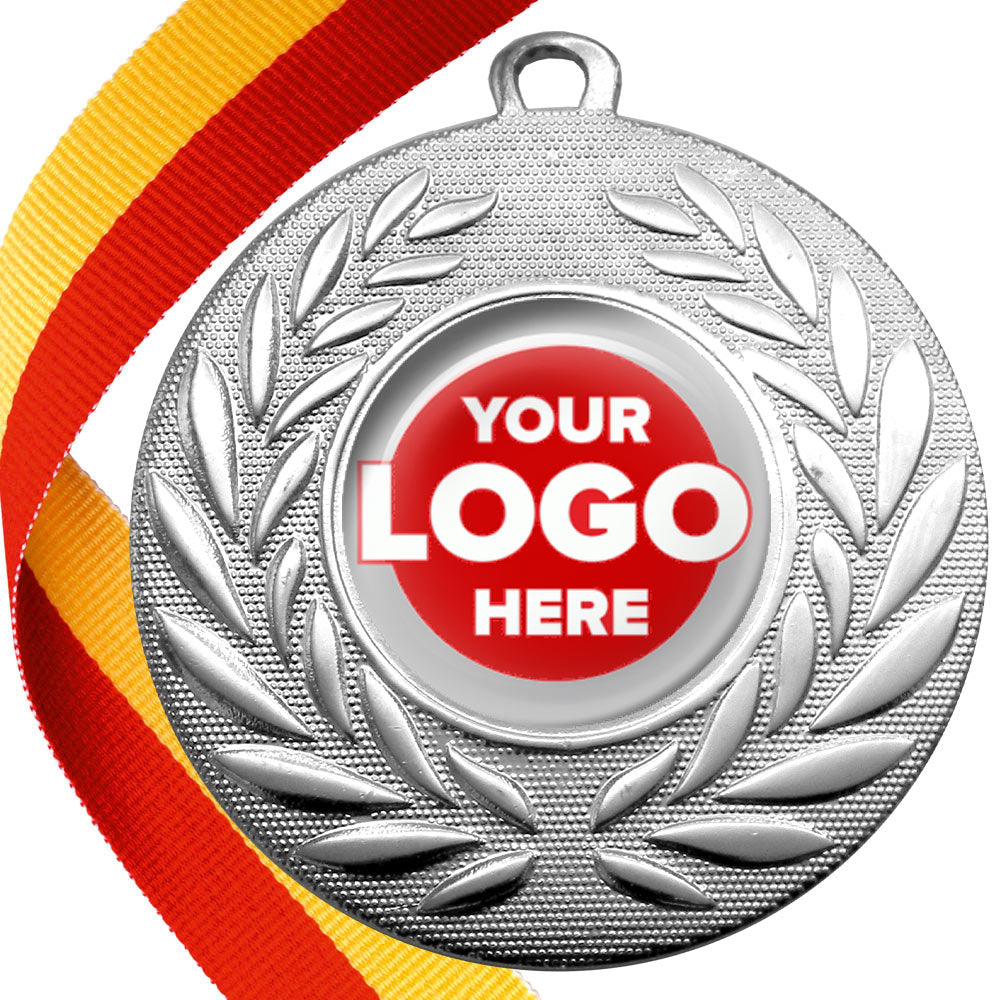 Classic Wreath Medals Domed - MINIMUM ORDER 100