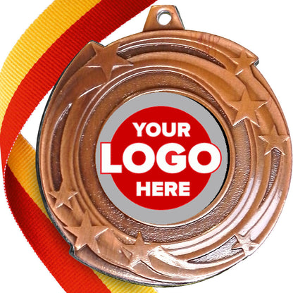 Orbital Design Medal flat centre.