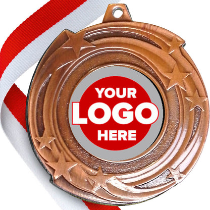 Orbital Design Medal flat centre.