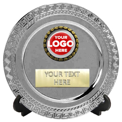 Aztec Design Salver with trim - 4 inch (T1129)