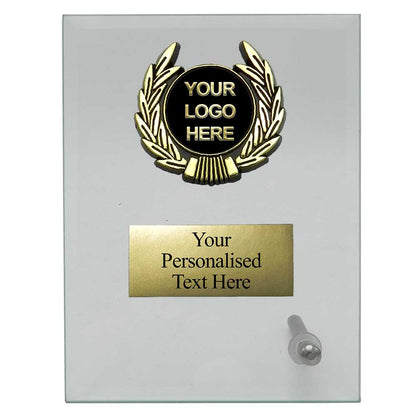 Rectangular Clear Glass Awards with trim (W201/2/3/4/5) - 5 sizes available