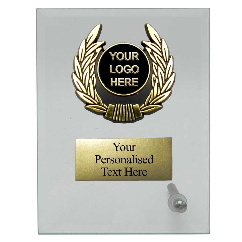 Rectangular Clear Glass Awards with trim (W201/2/3/4/5) - 5 sizes available