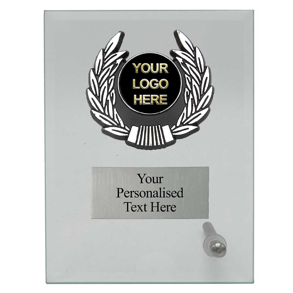 Rectangular Clear Glass Awards with trim (W201/2/3/4/5) - 5 sizes available