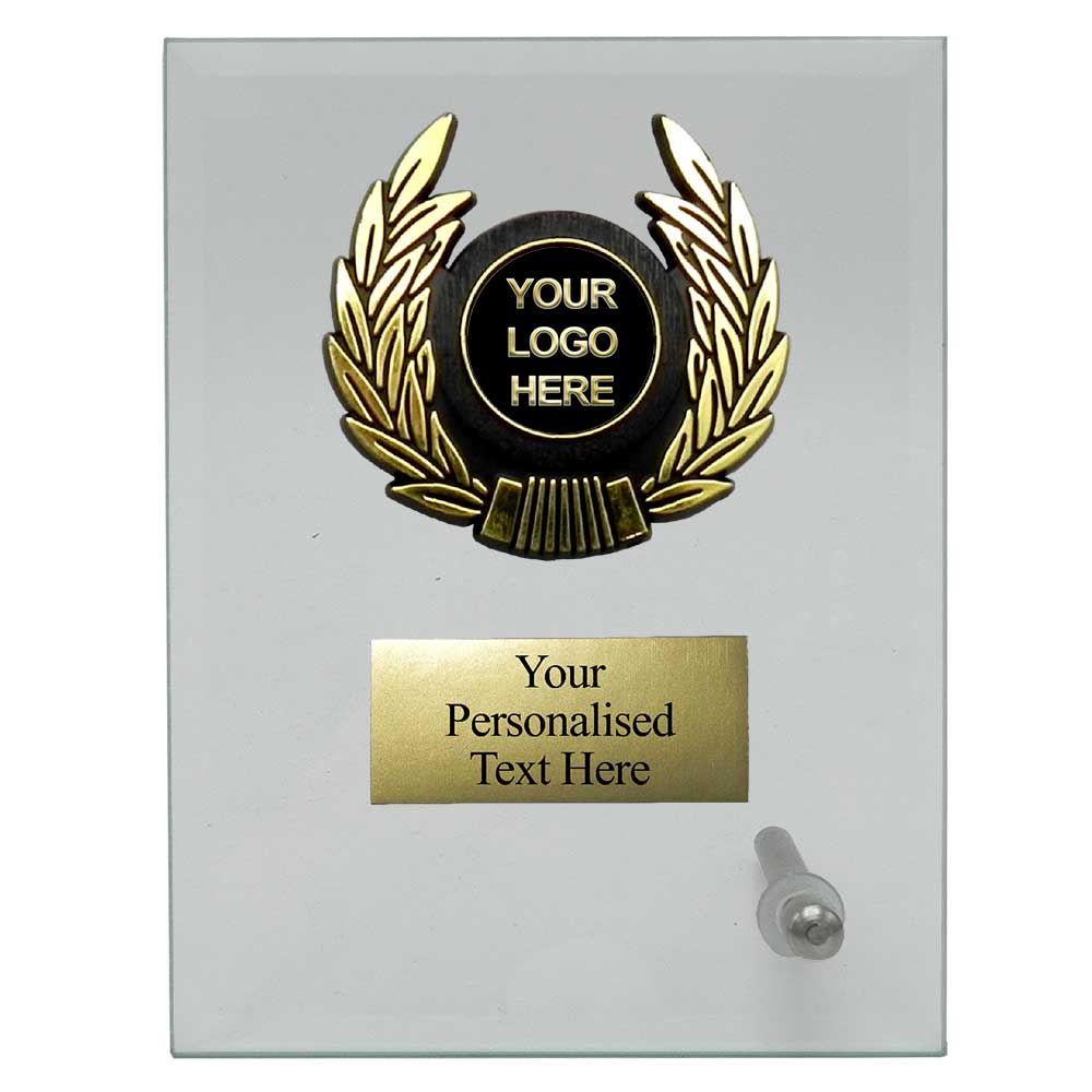 Rectangular Clear Glass Awards with trim (W201/2/3/4/5) - 5 sizes available