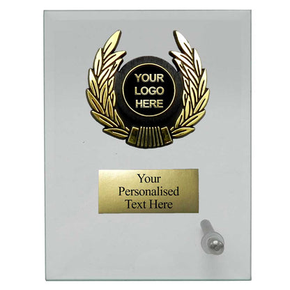 Rectangular Clear Glass Awards with trim (W201/2/3/4/5) - 5 sizes available