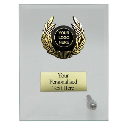 Rectangular Clear Glass Awards with trim (W201/2/3/4/5) - 5 sizes available