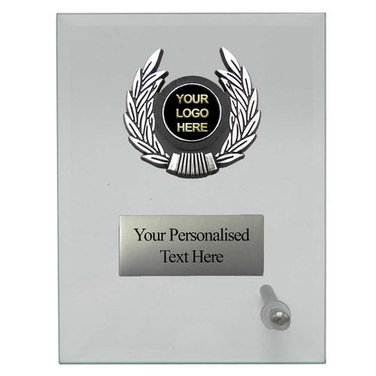 Rectangular Clear Glass Awards with trim (W201/2/3/4/5) - 5 sizes available