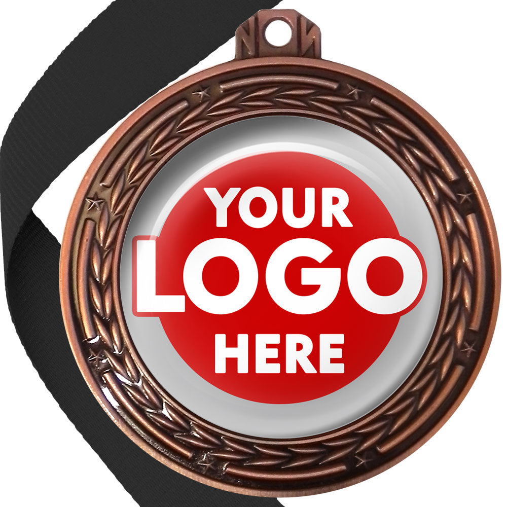 70mm Deluxe Antique Medal on a Ribbon (Stars & Arrows) MJ1070