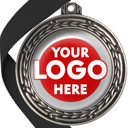 70mm Deluxe Antique Medal on a Ribbon (Stars & Arrows) MJ1070