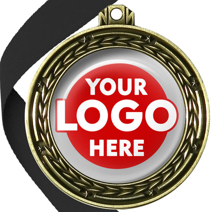 70mm Deluxe Antique Medal on a Ribbon (Stars & Arrows) MJ1070