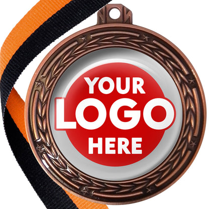 70mm Deluxe Antique Medal on a Ribbon (Stars & Arrows) MJ1070