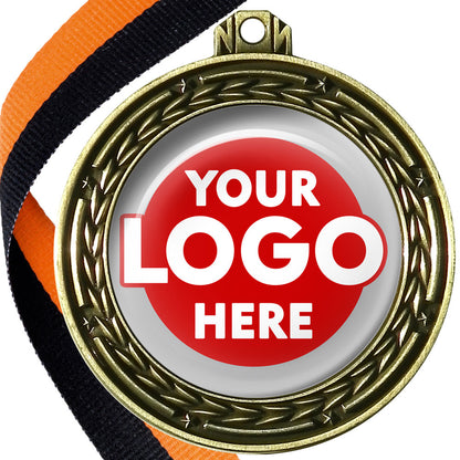 70mm Deluxe Antique Medal on a Ribbon (Stars & Arrows) MJ1070