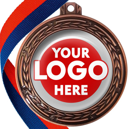 70mm Deluxe Antique Medal on a Ribbon (Stars & Arrows) MJ1070