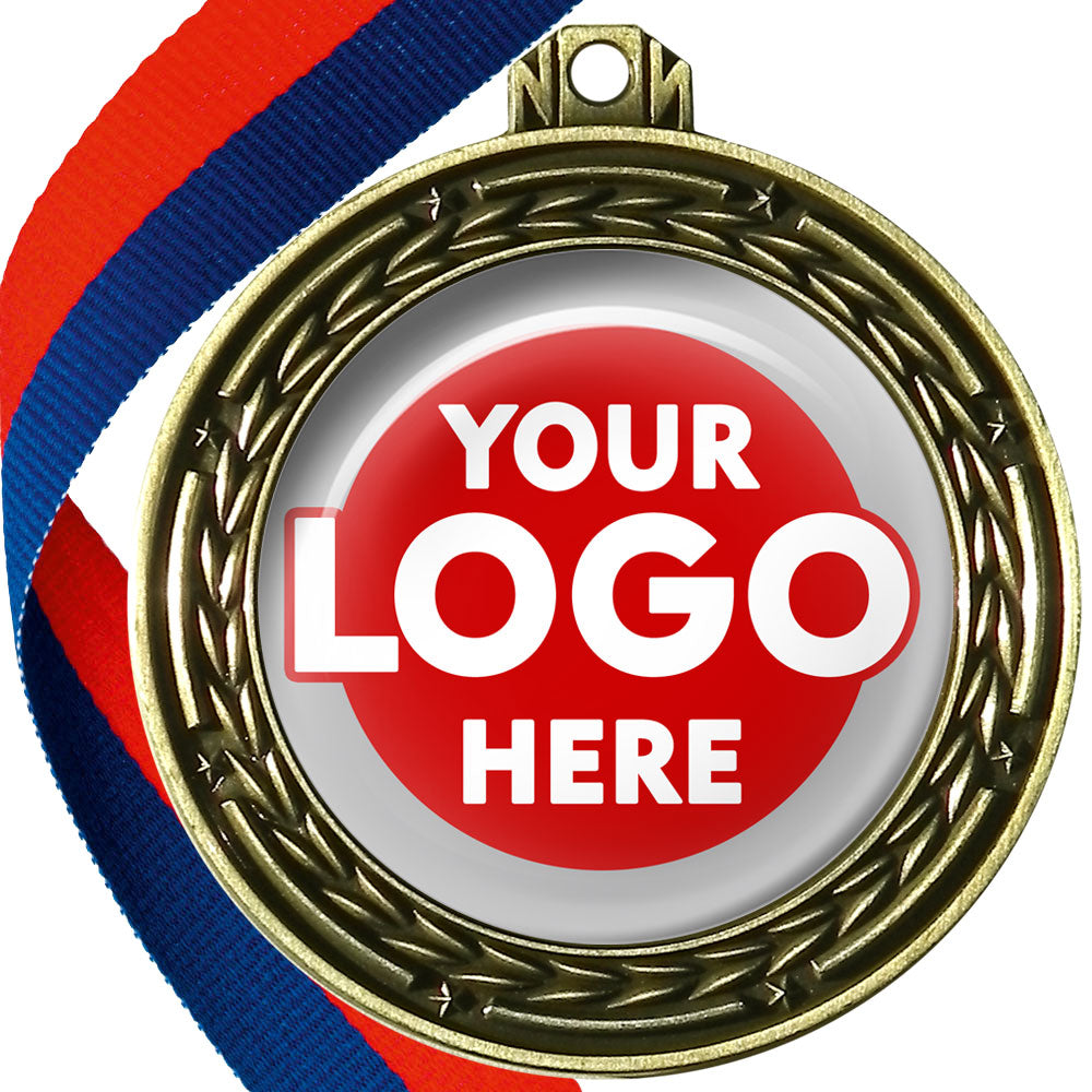 70mm Deluxe Antique Medal on a Ribbon (Stars & Arrows) MJ1070