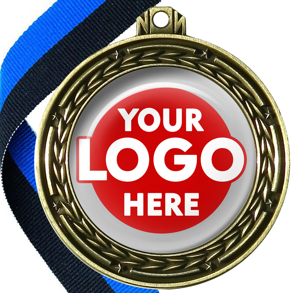 70mm Deluxe Antique Medal on a Ribbon (Stars & Arrows) MJ1070