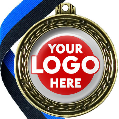 70mm Deluxe Antique Medal on a Ribbon (Stars & Arrows) MJ1070