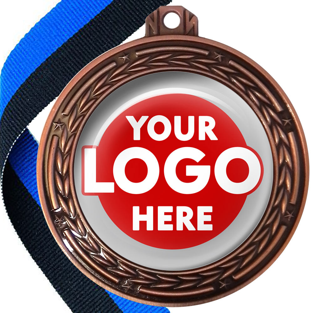 70mm Deluxe Antique Medal on a Ribbon (Stars & Arrows) MJ1070