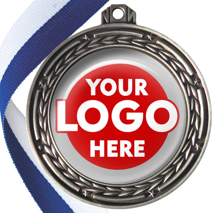 70mm Deluxe Antique Medal on a Ribbon (Stars & Arrows) MJ1070