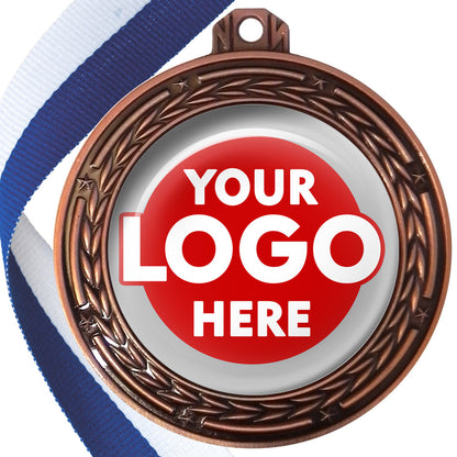 70mm Deluxe Antique Medal on a Ribbon (Stars & Arrows) MJ1070