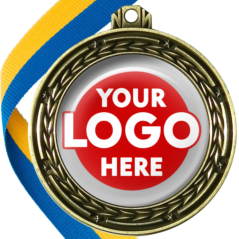 70mm Deluxe Antique Medal on a Ribbon (Stars & Arrows) MJ1070