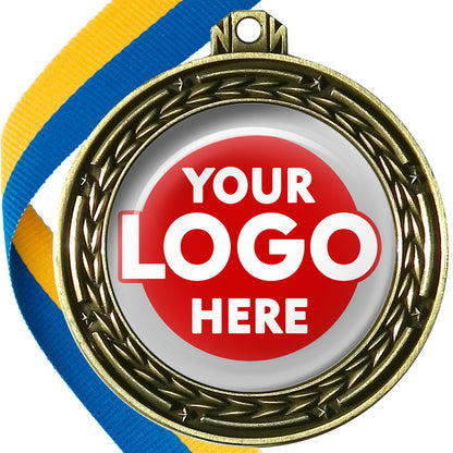 70mm Deluxe Antique Medal on a Ribbon (Stars & Arrows) MJ1070